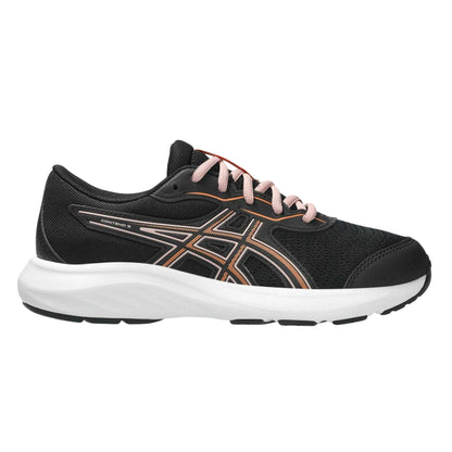 Black-Peach - Front - Asics Childrens-Kids Contend 9 PS Shoes