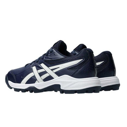 Midnight-Cream - Back - Asics Childrens-Kids Peake 3 Gs Hockey Shoes