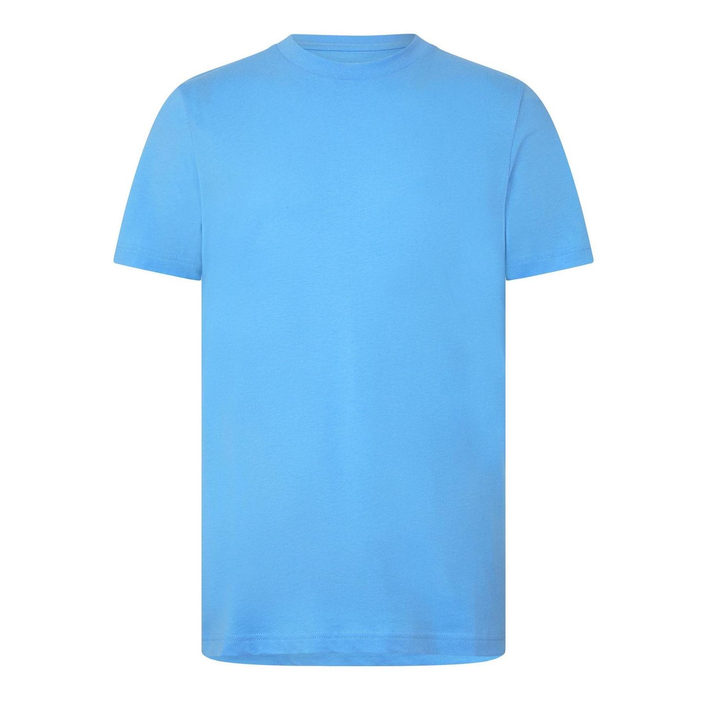 Light Blue - Front - Puma Mens Blank Cotton T-Shirt
