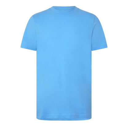 Light Blue - Front - Puma Mens Blank Cotton T-Shirt