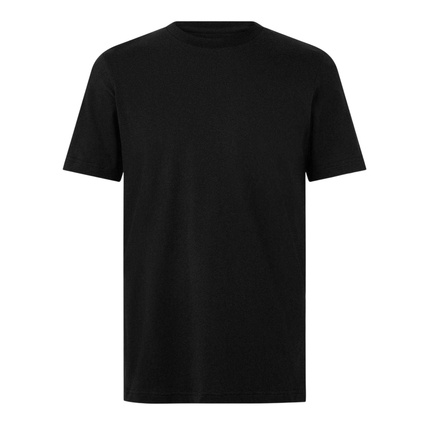 Black - Front - Puma Mens Blank Cotton T-Shirt