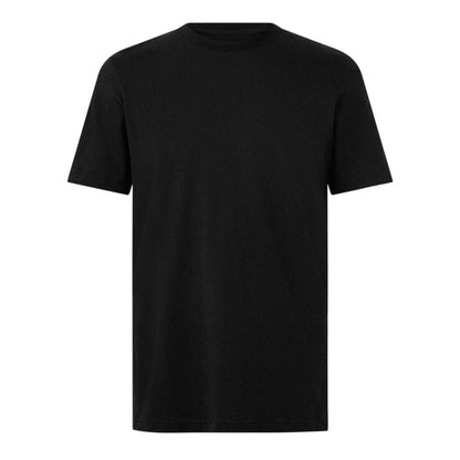 Black - Front - Puma Mens Blank Cotton T-Shirt