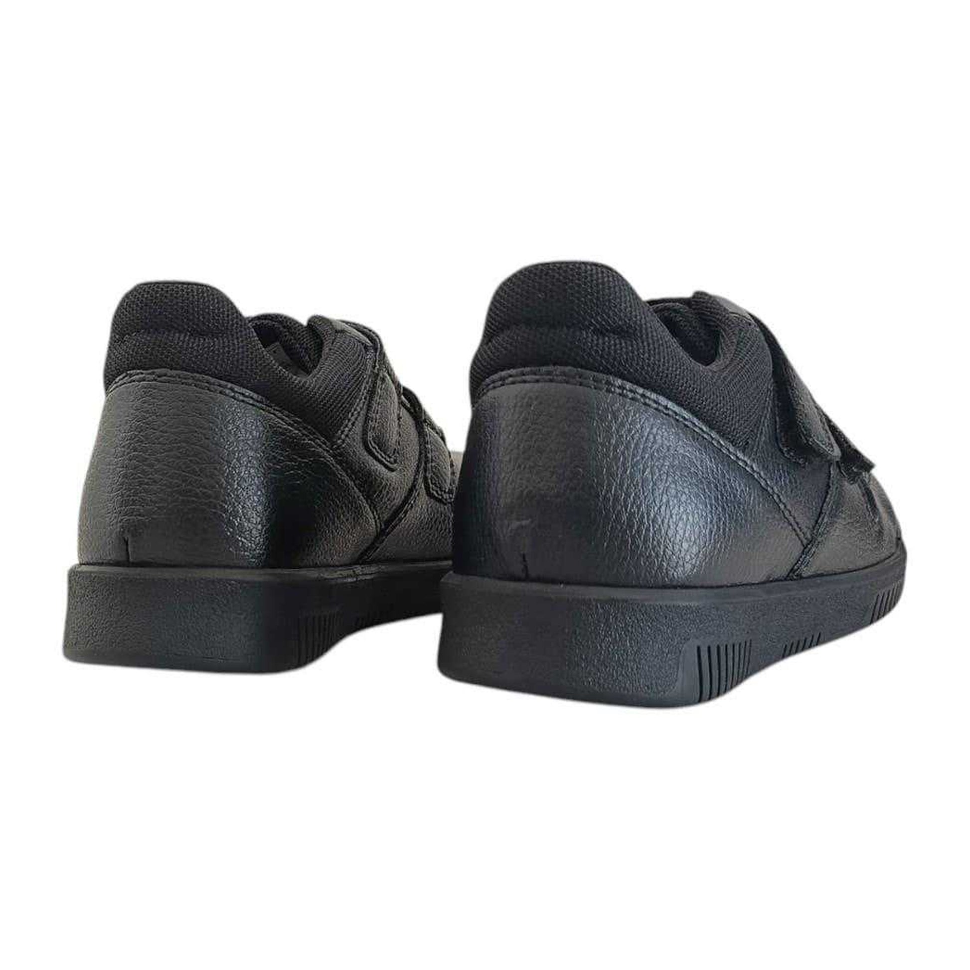 Black - Back - Firetrap Childrens-Kids Alton School Shoes