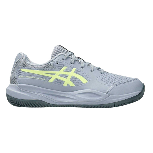 Grey Blue - Front - Asics Childrens-Kids Gel Resolution X Tennis Shoes