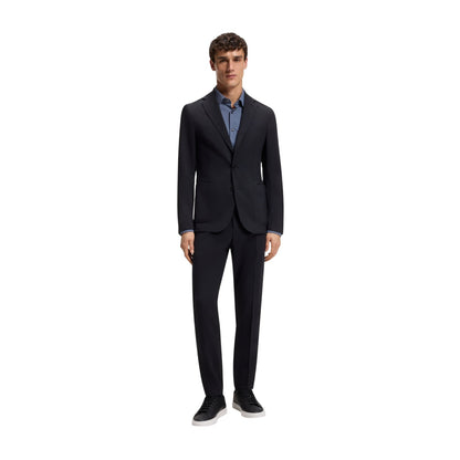 Black - Lifestyle - Boss Mens Seersucker Slim Blazer