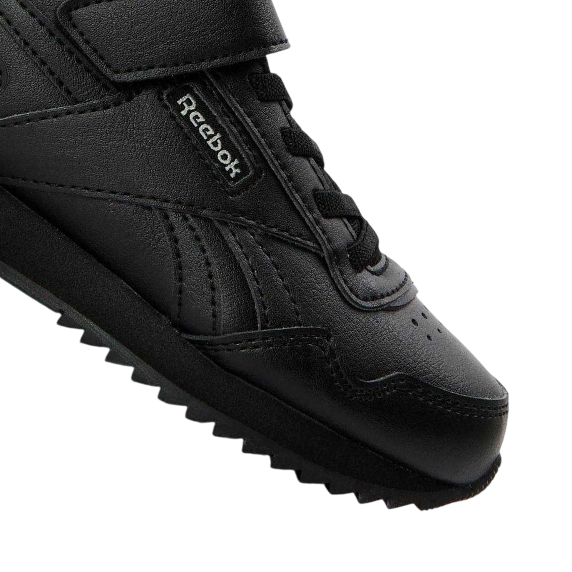 Triple Black - Side - Reebok Childrens-Kids Royal Glide Trainers