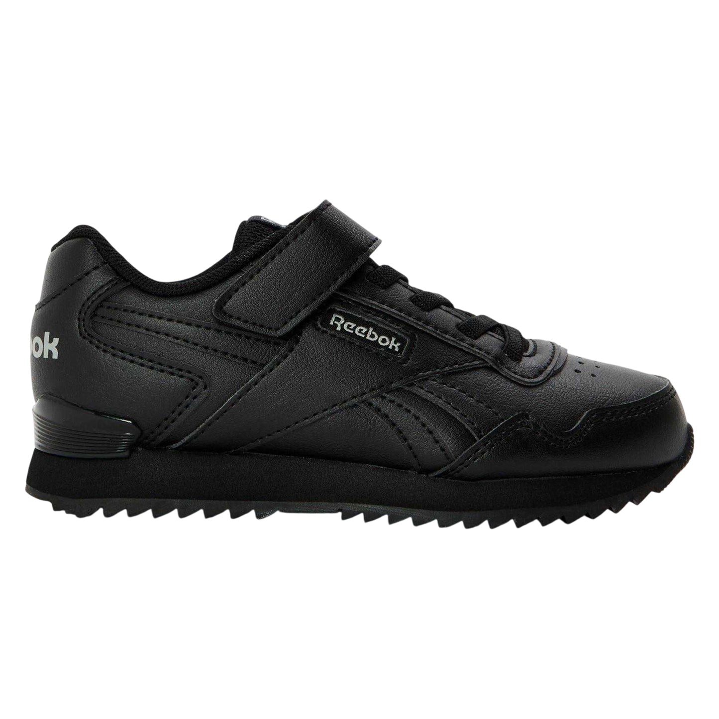 Triple Black - Front - Reebok Childrens-Kids Royal Glide Trainers