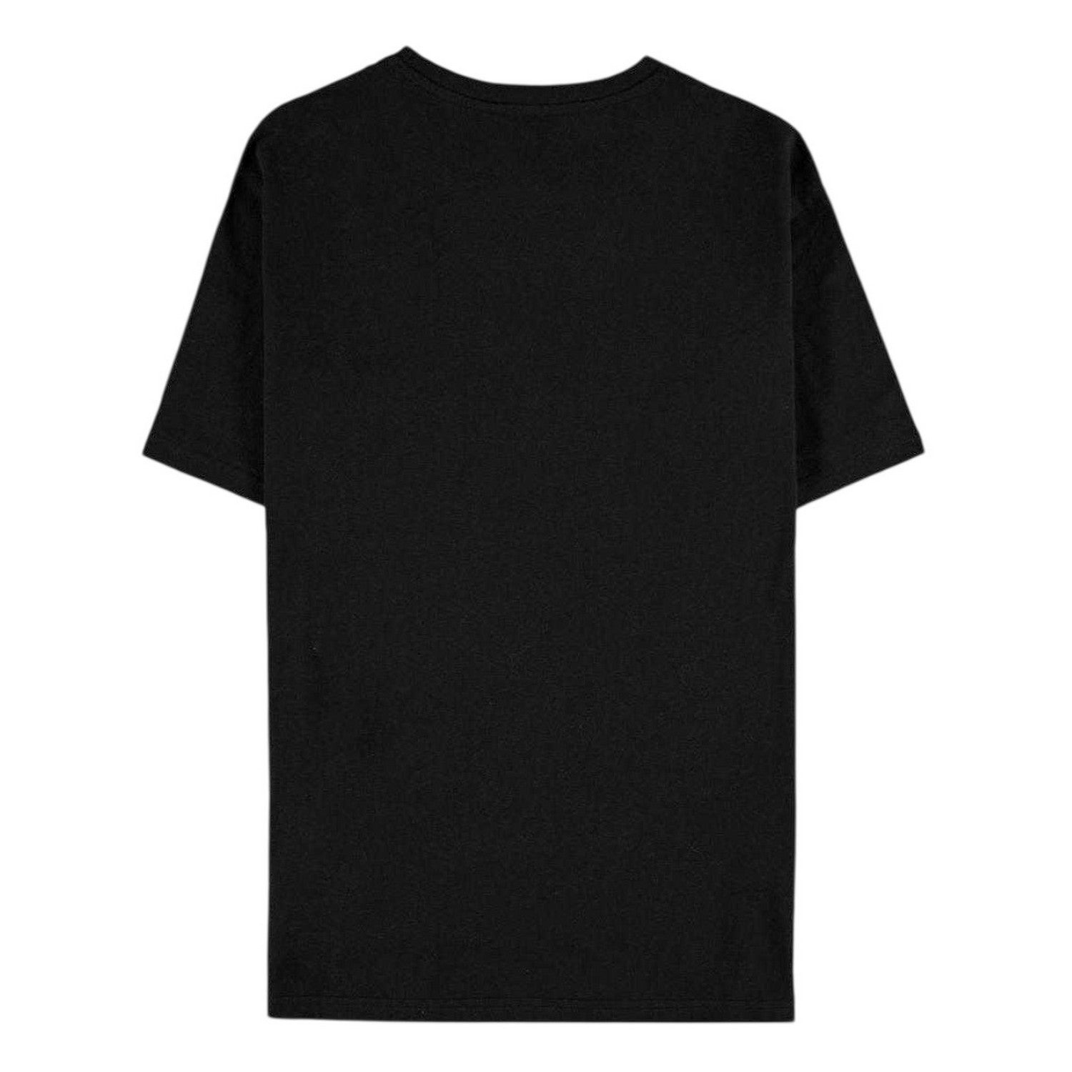 Black - Back - Ghostwire: Tokyo Mens Graphic Print Cotton T-Shirt