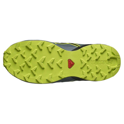 Blue-Black-Lime - Lifestyle - Salomon Childrens-Kids Speedcross Waterproof Shoes