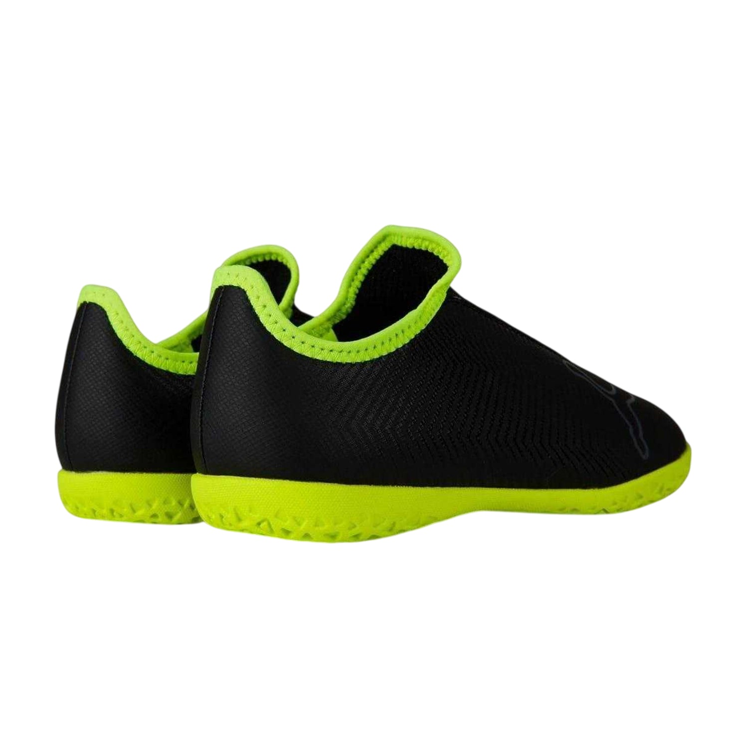 Black - Back - Puma Childrens-Kids Finesse LL IT Indoor Football Shoes