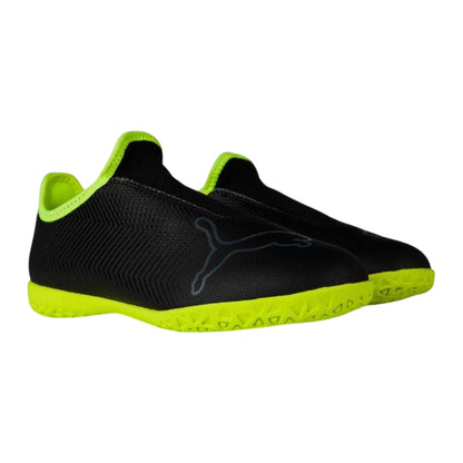 Black - Lifestyle - Puma Childrens-Kids Finesse LL IT Indoor Football Shoes