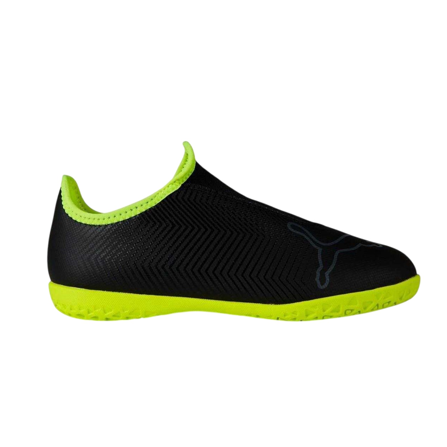 Black - Front - Puma Childrens-Kids Finesse LL IT Indoor Football Shoes