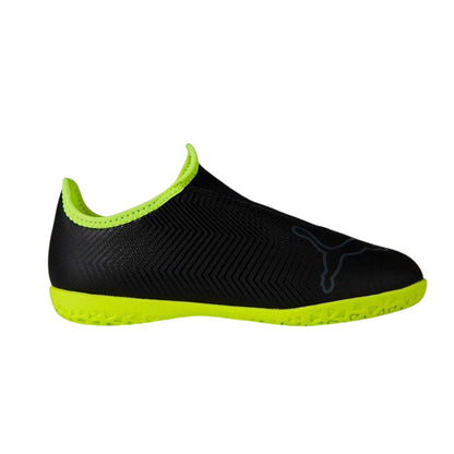 Black - Front - Puma Childrens-Kids Finesse LL IT Indoor Football Shoes