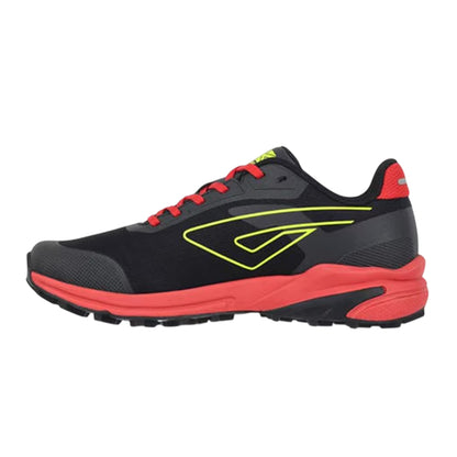 Black-Red - Side - Karrimor Childrens-Kids Verge Trail Ortholite Shoes