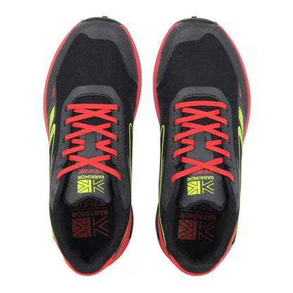 Black-Red - Lifestyle - Karrimor Childrens-Kids Verge Trail Ortholite Shoes