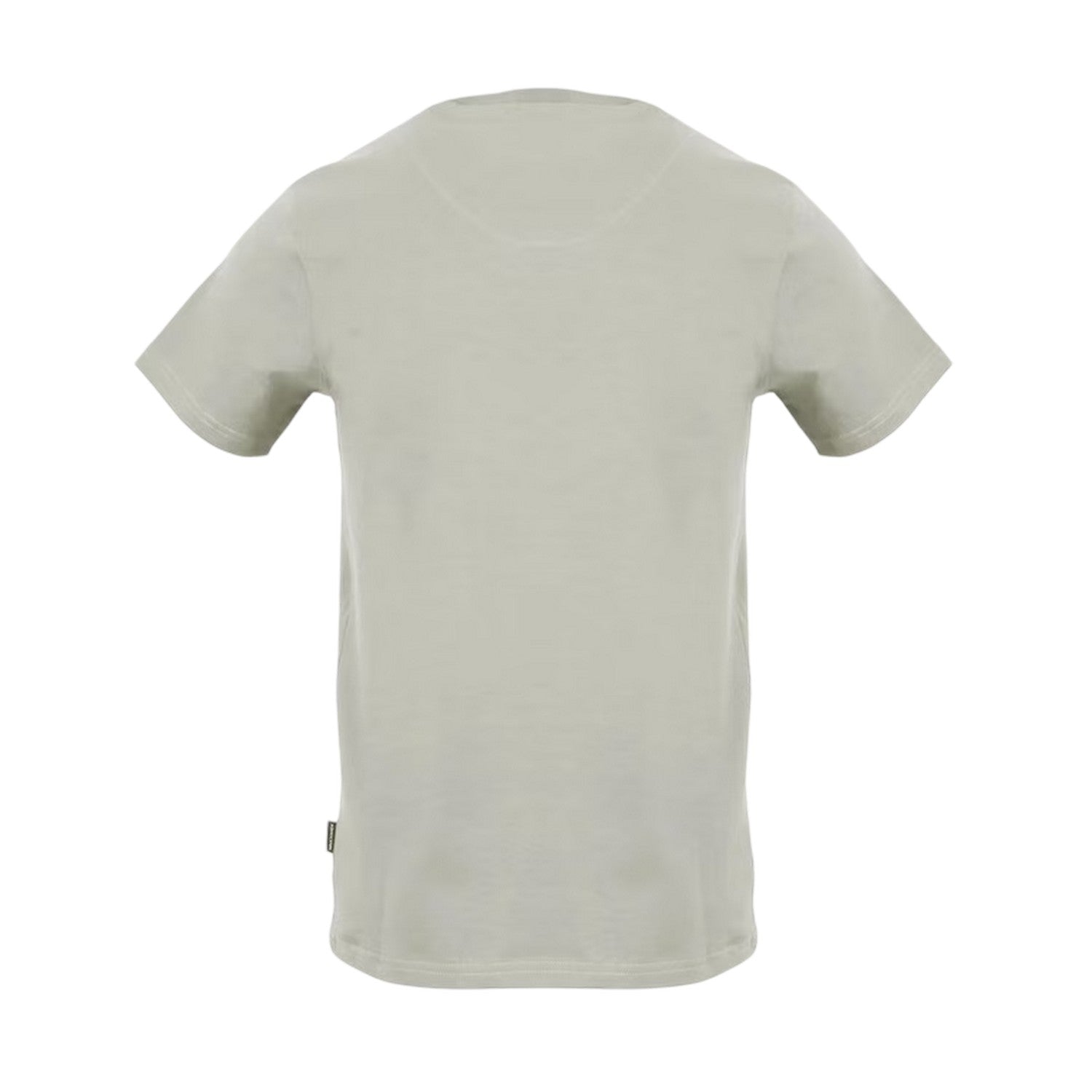Grey - Back - Aquascutum Mens Logo Jersey Cotton T-Shirt