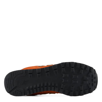 Maple - Back - New Balance Childrens-Kids 574 Suede Trainers