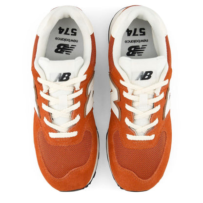Maple - Lifestyle - New Balance Childrens-Kids 574 Suede Trainers