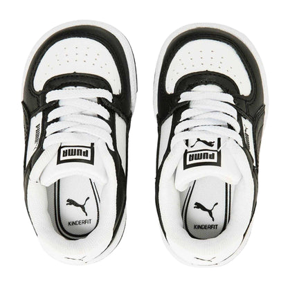 Black-White - Side - Puma Childrens-Kids CA Pro Low Cut Trainers