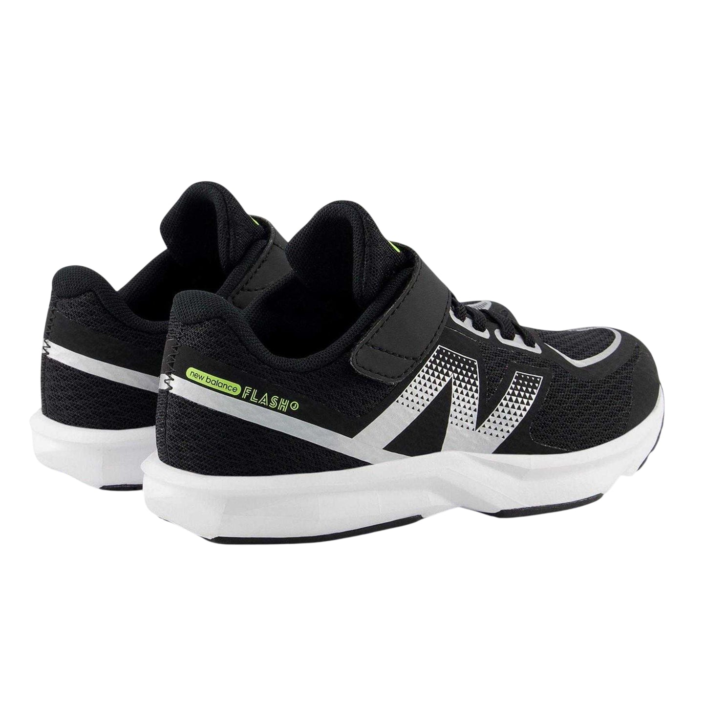 Black - Back - New Balance Childrens-Kids Flash V7 Trainers