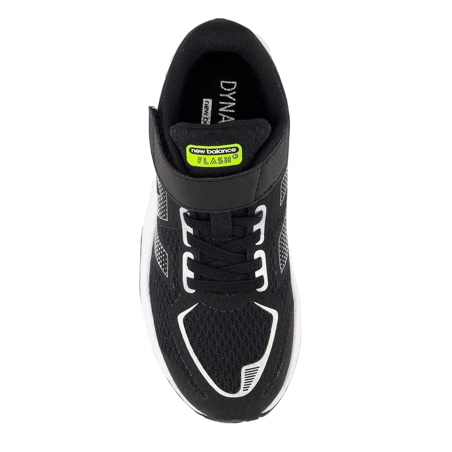 Black - Side - New Balance Childrens-Kids Flash V7 Trainers