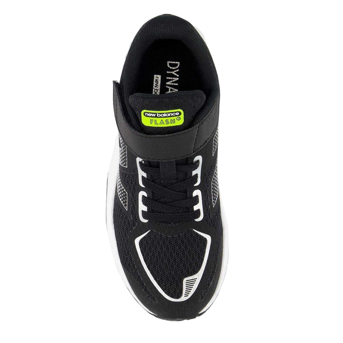 Black - Side - New Balance Childrens-Kids Flash V7 Trainers
