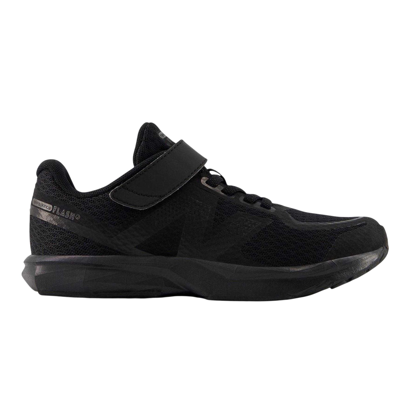 Jet Black - Front - New Balance Childrens-Kids Flash V7 Trainers