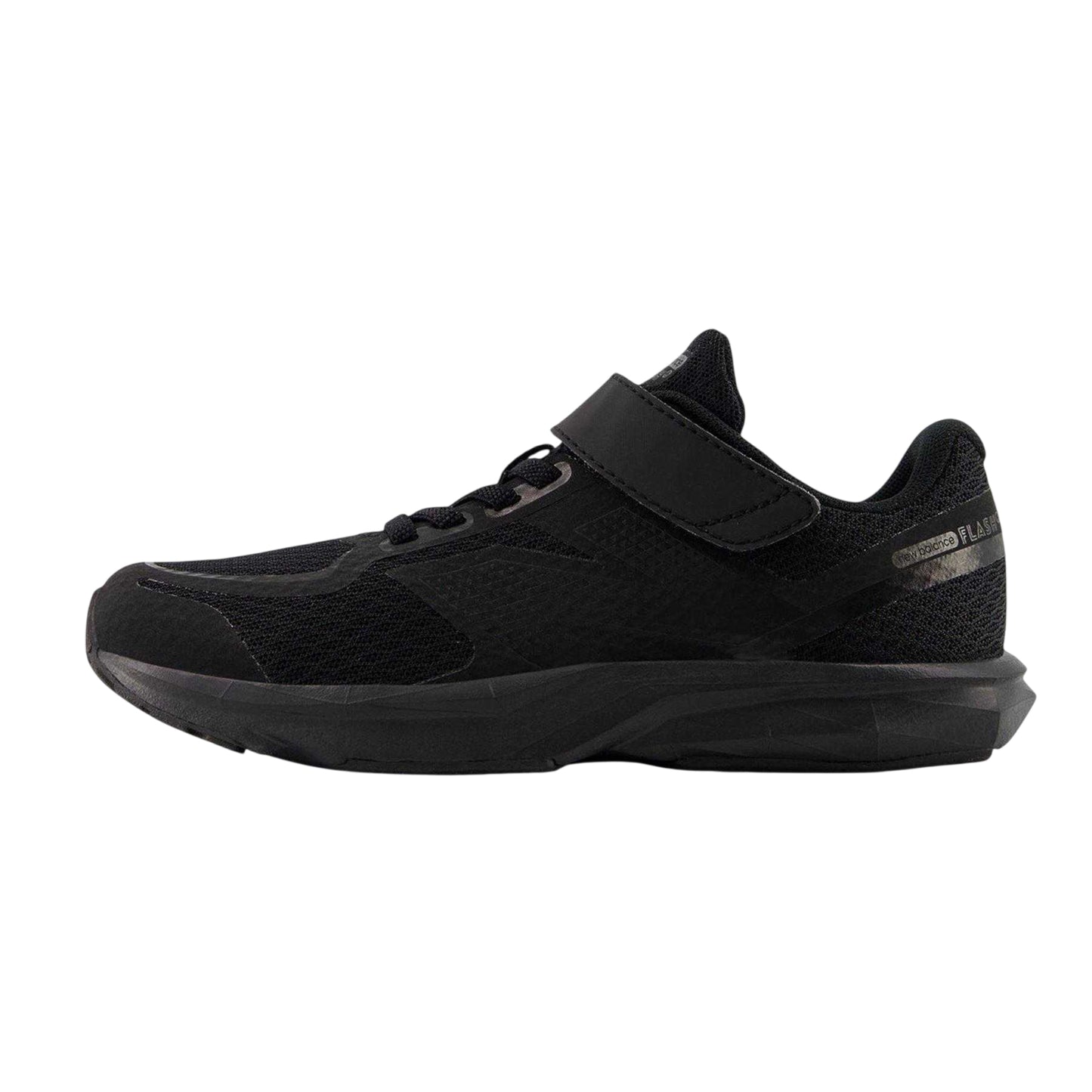 Jet Black - Back - New Balance Childrens-Kids Flash V7 Trainers