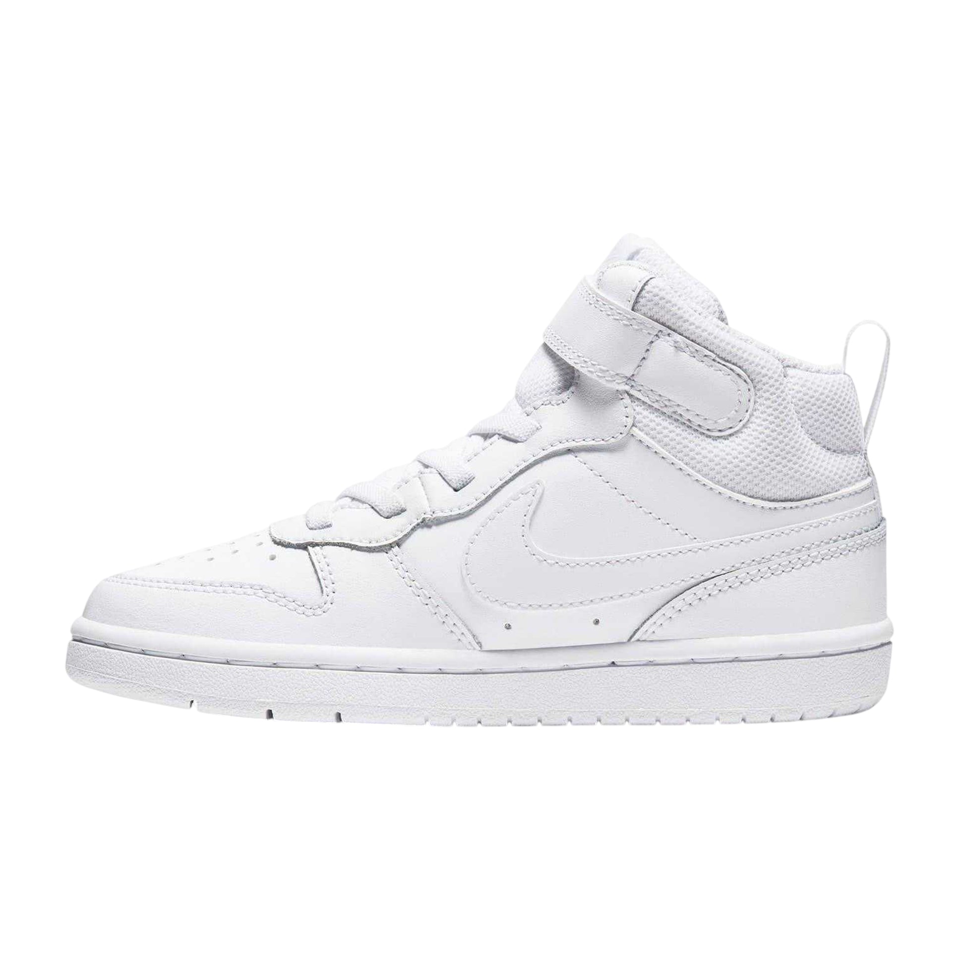 White - Back - Nike Boys Court Borough High Top Trainers