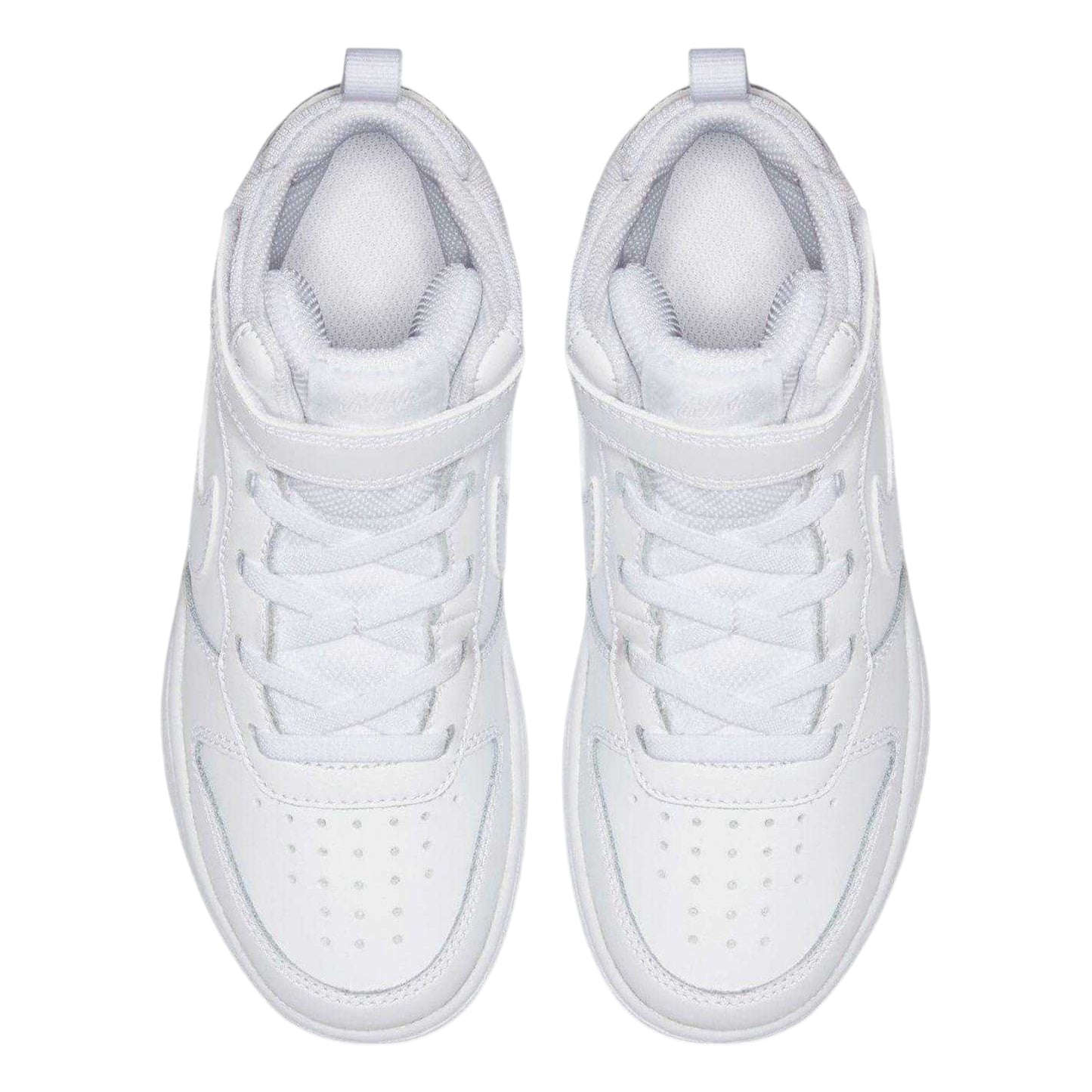 White - Side - Nike Boys Court Borough High Top Trainers