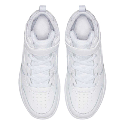 White - Side - Nike Boys Court Borough High Top Trainers