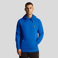 Blue - Close up - Lyle & Scott Mens Pull Over Hoodie