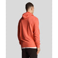 Pink - Side - Lyle & Scott Mens Pull Over Hoodie