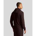 Brown - Side - Lyle & Scott Mens Pull Over Hoodie