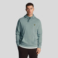 Blue - Front - Lyle & Scott Mens Pull Over Hoodie