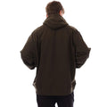 Olive - Side - Lyle & Scott Mens Pull Over Hoodie