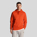 Red - Front - Lyle & Scott Mens Pull Over Hoodie