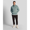 Blue - Back - Lyle & Scott Mens Pull Over Hoodie