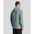 Blue - Side - Lyle & Scott Mens Pull Over Hoodie
