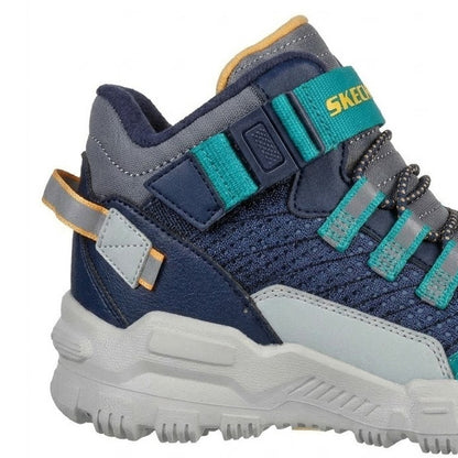 Navy - Side - Skechers Childrens-Kids Adventurer Trainers
