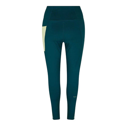 Dark Green - Back - Red Run Womens-Ladies Skyline Sculpted Leggings