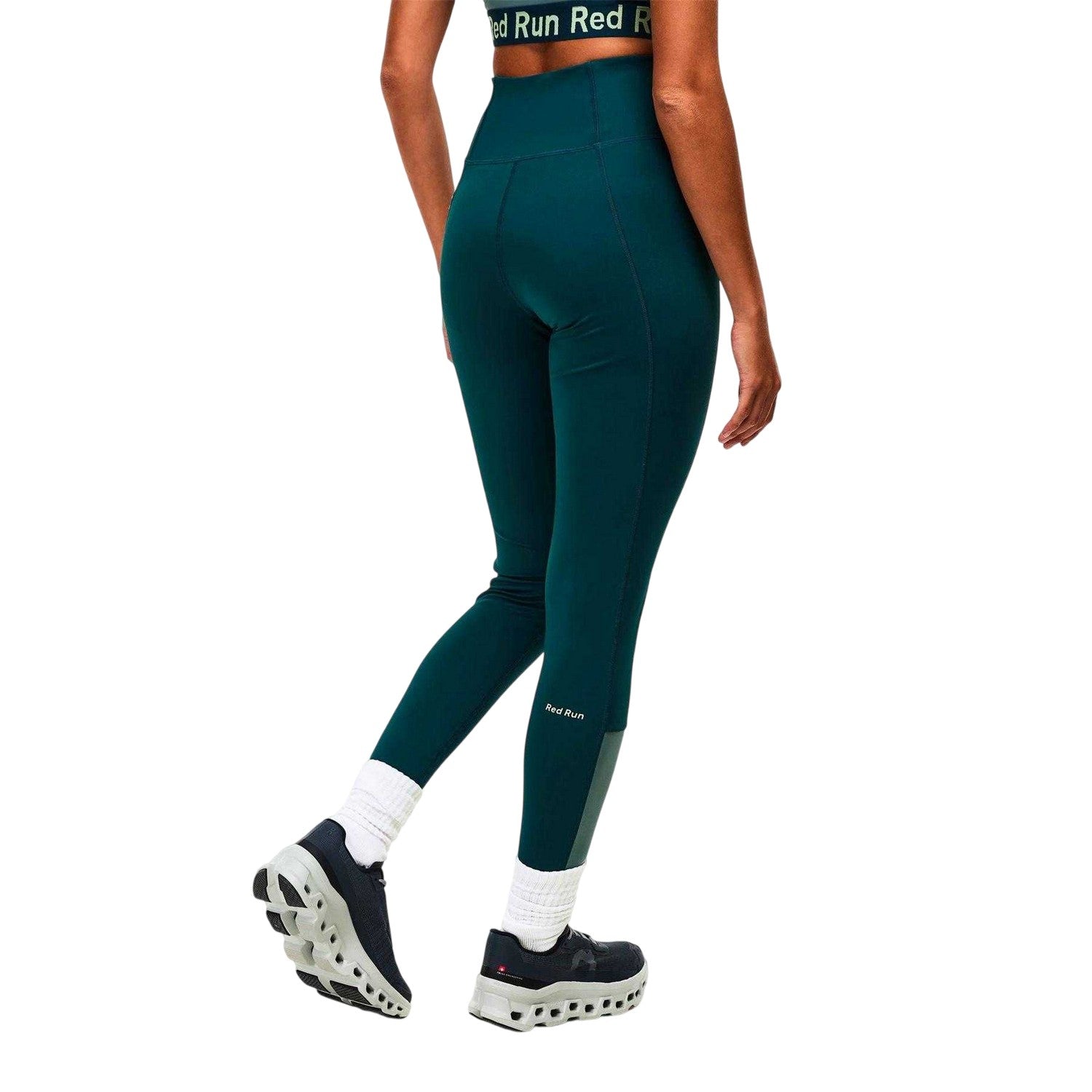 Dark Green - Lifestyle - Red Run Womens-Ladies Skyline Sculpted Leggings