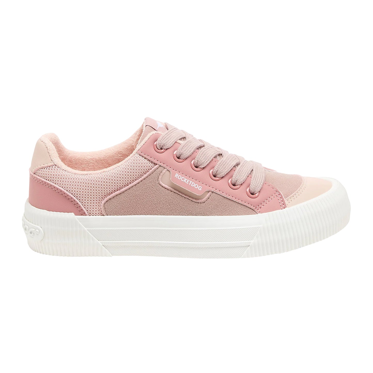 Mauve - Front - Rocket Dog Womens-Ladies Low Trainers