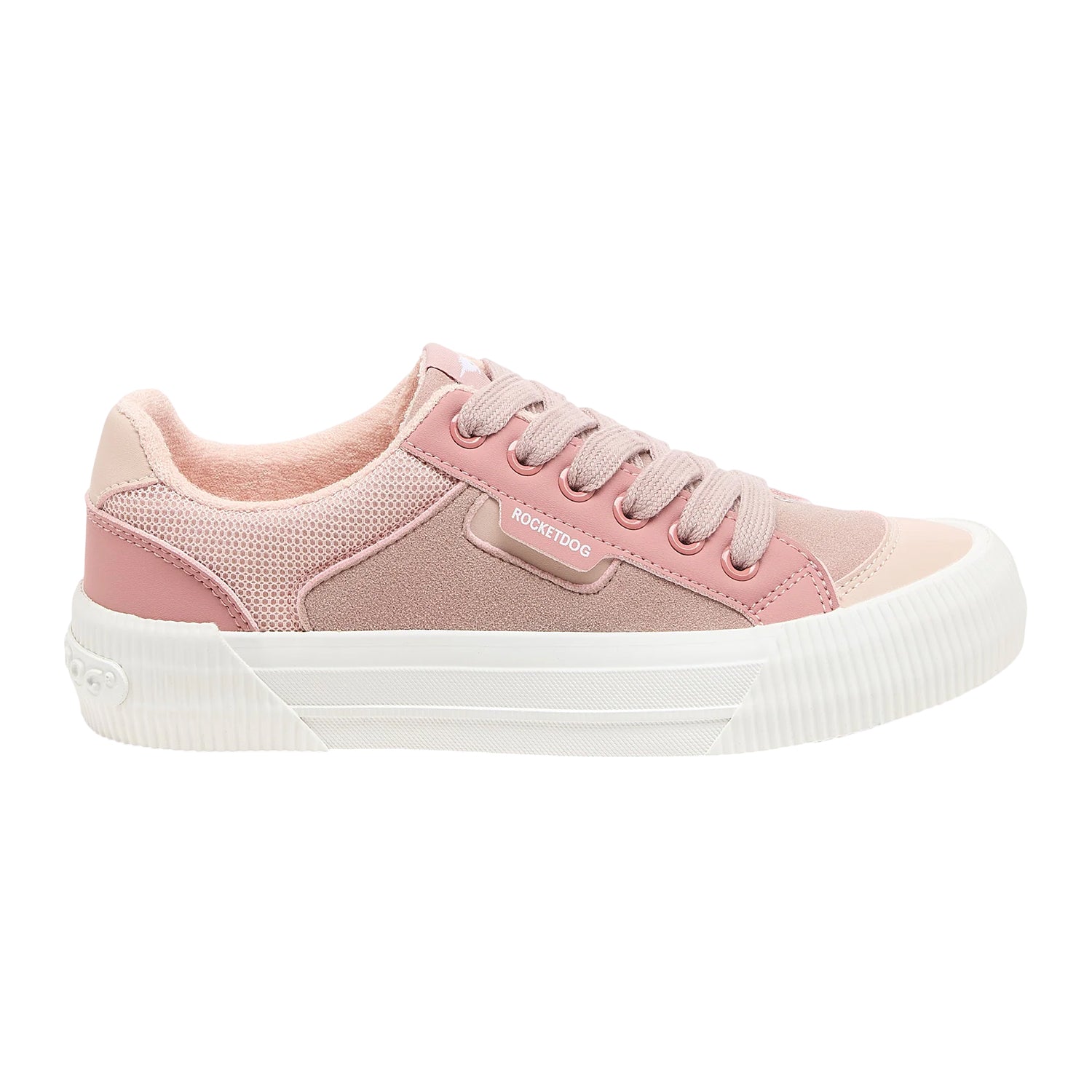 Mauve - Front - Rocket Dog Womens-Ladies Low Trainers