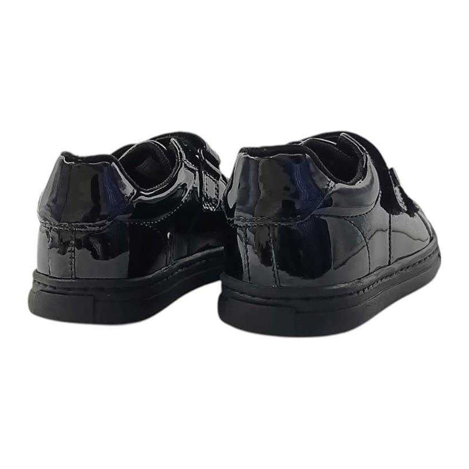 Black - Back - Pretty Green Childrens-Kids Stroud School Shoes