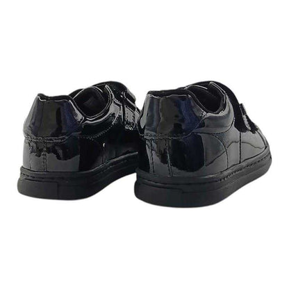 Black - Back - Pretty Green Childrens-Kids Stroud School Shoes