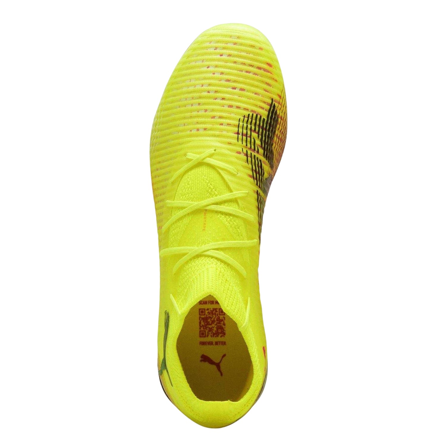 Yellow - Side - Puma Womens-Ladies Future 8 Pro Firm Ground Football Boots