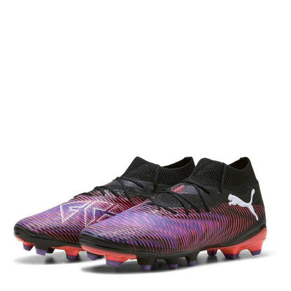 Puma Black - Front - Puma Womens-Ladies Future 8 Pro Firm Ground Football Boots