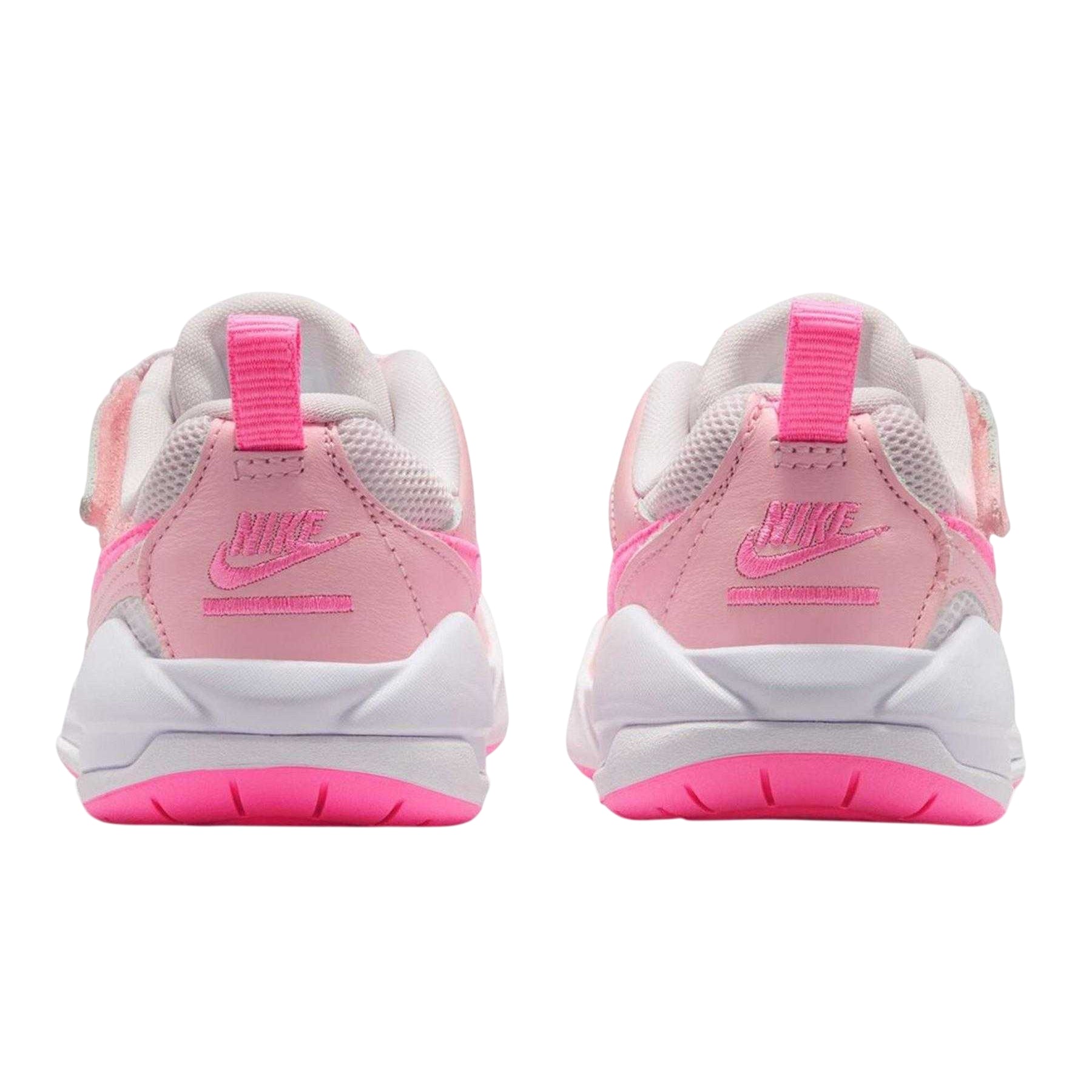 Pink - Back - Nike Childrens-Kids Air Jordan CMFT Era Suede Panel Trainers