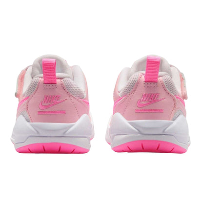 Pink - Back - Nike Childrens-Kids Air Jordan CMFT Era Suede Panel Trainers